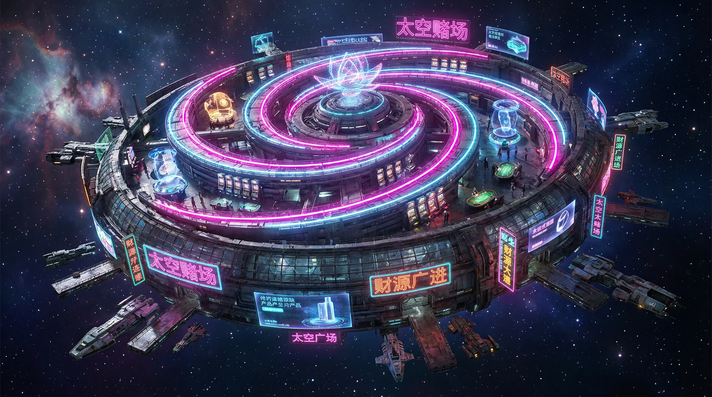 新葡京银河娱乐赛博朋克星际空间站